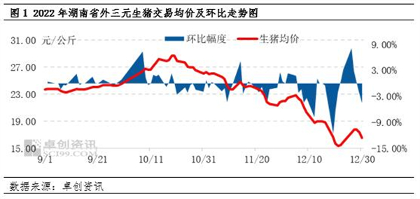 12月份猪价震荡下行，元旦后或有所改善，但均价或低于12月份